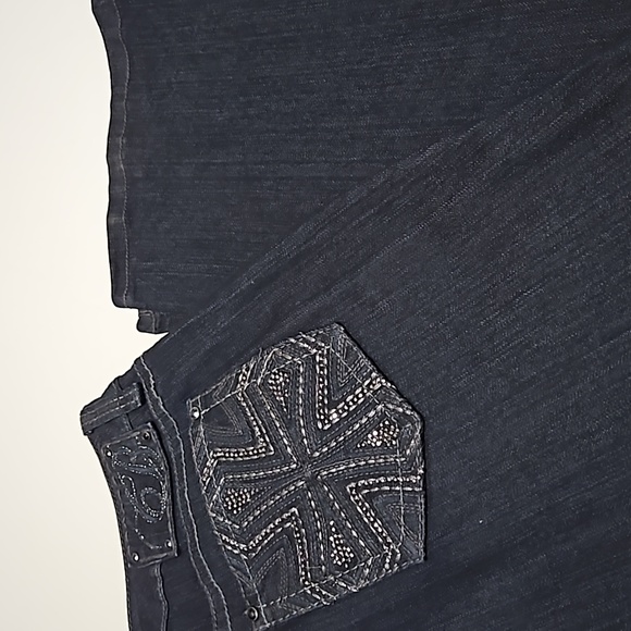 Code Bleu Size Missy 14/31 Reg. Annette Bootcut Denim Jeans #W-534 - Picture 1 of 11
